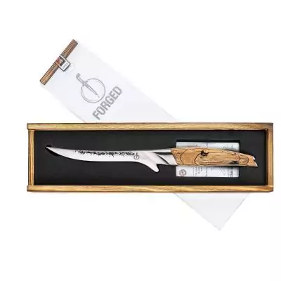 Couteau a désosser- FORGED - KATAI - Acier VG10 - Manche en bois de racine - L 15 cm
