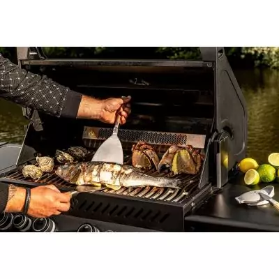 Spatule plancha - FORGED - CHURRASCO - Acier inoxydable S - 34,5 x 16,5 x 4,55 cm