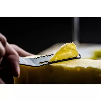 Coffret couteaux a fromages et beurre - STYLE DE VIE - Acier inoxydable - 6 pieces - Noir