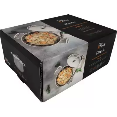 Faitout - COSY & TRENDY - CLASSIC - Acier inoxydable - Ø20 cm - 3,14 L - Tous feux dont induction Faitout - COSY & TRENDY - CLASSIC - Acier inoxydable - Ø20 cm - 3,14 L - Tous feux dont induction