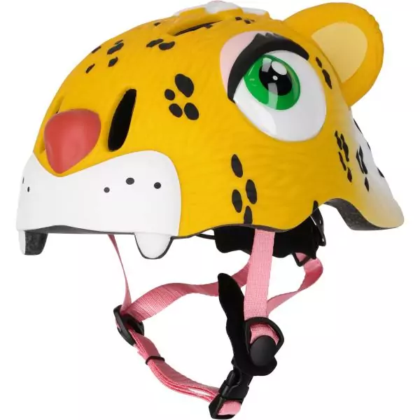 Casque Vélo - CRAZY SAFETY - Léopard - Taille S (49-55cm)