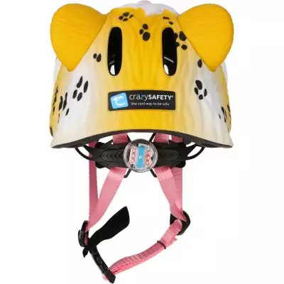 Casque Vélo - CRAZY SAFETY - Léopard - Taille S (49-55cm)