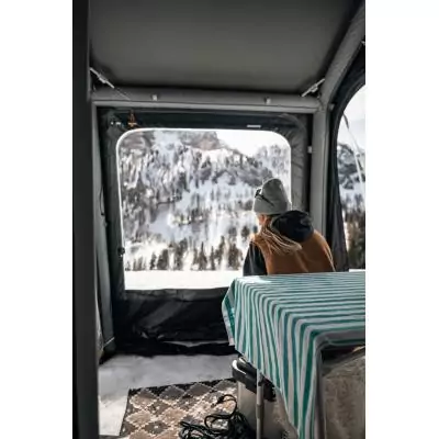 Auvent gonflable - DOMETIC - Winter Air PVC 180 - S - Largeur 1,8 m - Sas neige statique gonflable - Fabriqué en PVC Weathershi