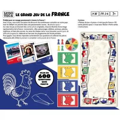 Le Grand Jeu de la France - LUDOTECA - Jeu de plateau - Des 6 ans
