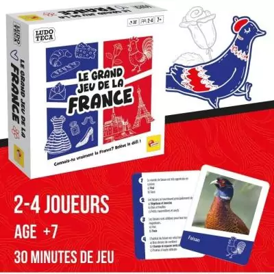 Le Grand Jeu de la France - LUDOTECA - Jeu de plateau - Des 6 ans