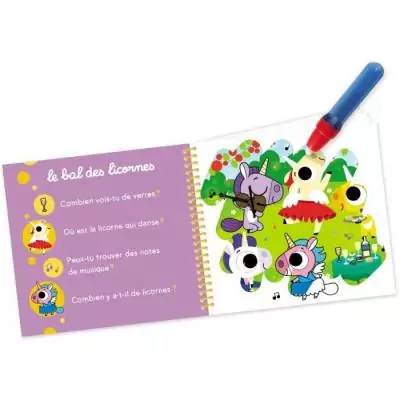 Coloréo magique - Licornes - Jeu créatif - NATHAN - Des 3 ans Coloréo magique - Licornes - Jeu créatif - NATHAN - Des 3 ans