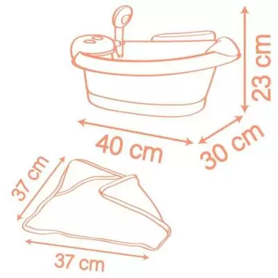 SMOBY - Baby Nurse - Baignoire balneo - des 3 ans SMOBY - Baby Nurse - Baignoire balneo - des 3 ans