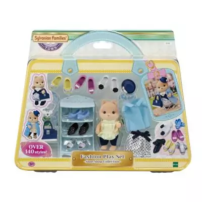 Sylvanian Families La valisette de mode et grande sœur Chien caramel