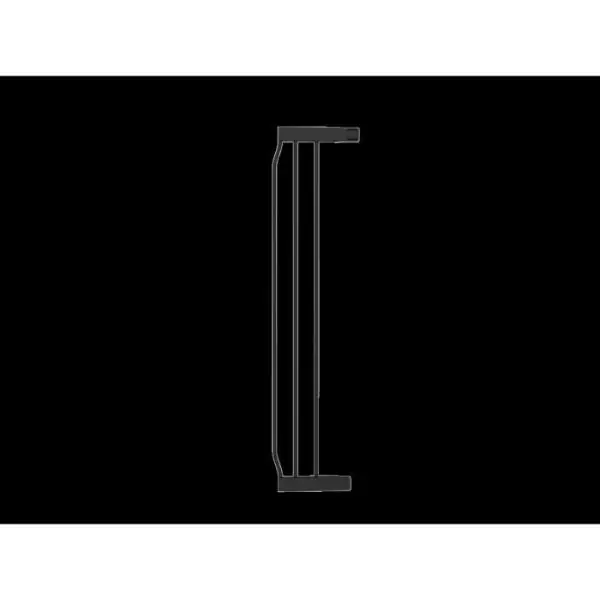 INGENUITY Rallonge, Extension Accessoire de barriere de sécurité 14 cm Noir Métal compatible barriere ouverture sans les main