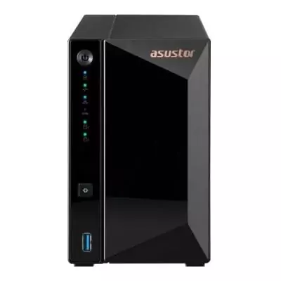 Serveur NAS - ASUSTOR - AS3302T v2 Drivestor 2 Pro Gen2 - Quad-Core 1.7GHz - 2GB DDR4 - 2.5GbE - 2 baies