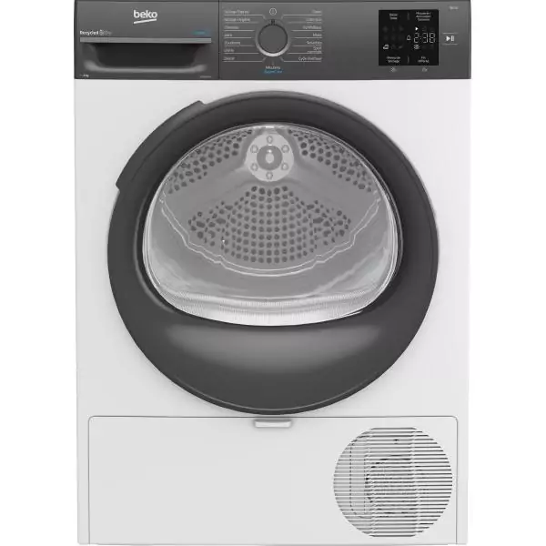 Seche-linge pompe a chaleur BEKO D3H28D93S b300 Eco Sense - 8 kg - L60cm - Classe D - Blanc