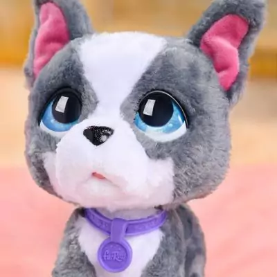 Peluche interactive Bouledogue Français, 23 cm, FURREAL FRIENDS, des 4 ans Peluche interactive Bouledogue Français, 23 cm, FURREAL FRIENDS, des 4 ans