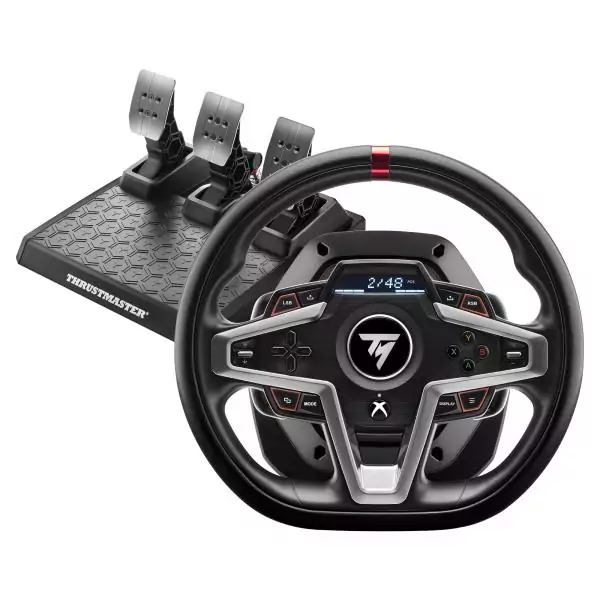 THRUSTMASTER T248 Volant de Course et Pédales Magnétiques pour Xbox Series X/S, Xbox One, PC