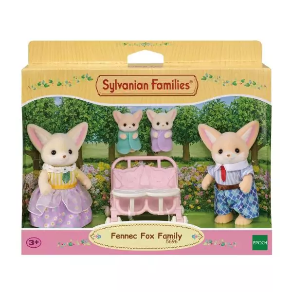 Poupée - SYLVANIAN FAMILIES - Famille Fennec - Multicolore - Articulée et habillée avec soin