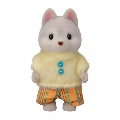 Sylvanian Families Les frères et sœurs husky et leur tandem