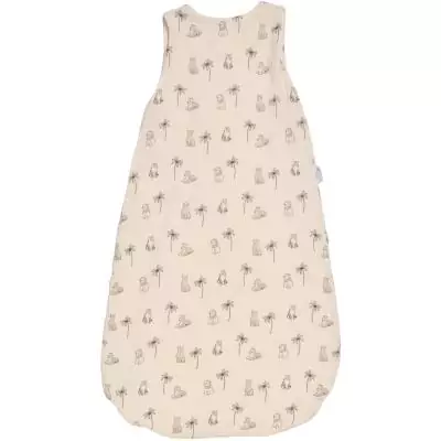 Douillette été - CANDIDE - 90 cm - 9/24 mois - Blanc imprimé lange tigre