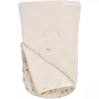 Nid d'ange - CANDIDE - 70 cm - 0/3 mois - Blanc imprimé lange tigre