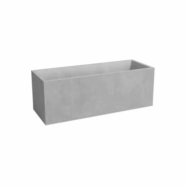 Jardiniere - Plastique - Gris Clair - 80 cm - 57 L - Sydney - ARTEVASI