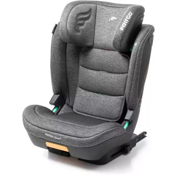 Siege auto - BABYAUTO - Colosso - Groupe 2/3 - I-Size - 100/150 cm - Isofix - 11 positions de hauteur de l'appuie-tete - Gris