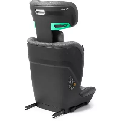 Siege auto - BABYAUTO - Colosso - Groupe 2/3 - I-Size - 100/150 cm - Isofix - 11 positions de hauteur de l'appuie-tete - Gris