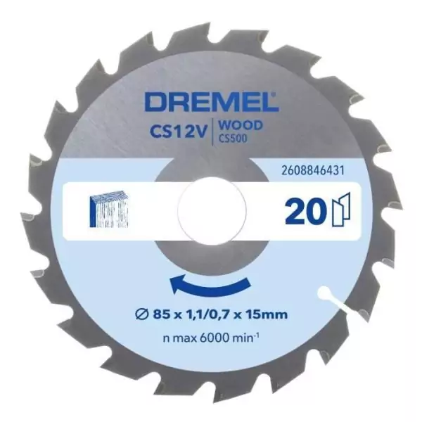 Lame bois pour scie circulaire CS500 - DREMEL Blueprint