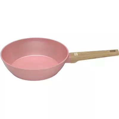 Sauteuse - Tous feux dont induction - ARTHUR MARTIN - AM0333 - Revetement céramique - Ø 24 cm - Avec couvercle et panier inox