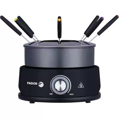 Appareil a fondue FAGOR - FGFD8 - Capacité 1,6L - Jusqu'a 8 personnes - Thermostat réglable - 800W