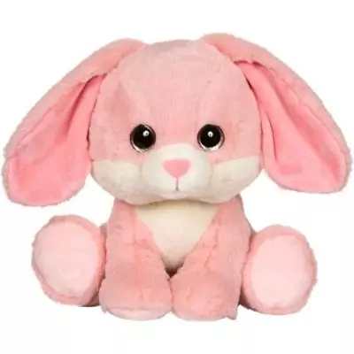 Peluche Puppy Eyes Pets - GIPSY TOYS - Lapin rose - 22 CM