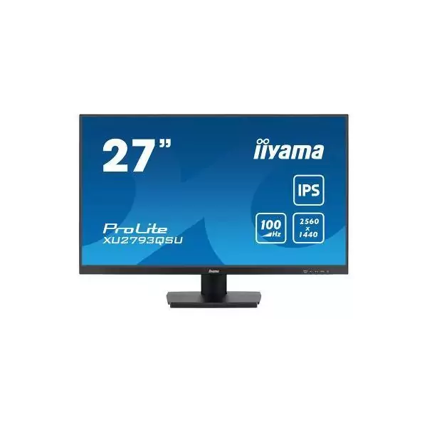 Ecran PC - IIYAMA - 27 - QHD - 100Hz - Dalle IPS - 1ms - Prolite XU2793QSU-B7
