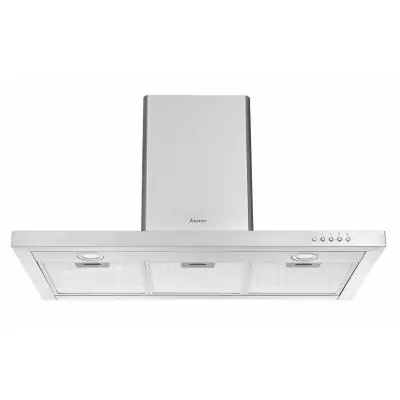 Hotte décorative murale - SAUTER - SHB1944IX - L90 cm - Inox