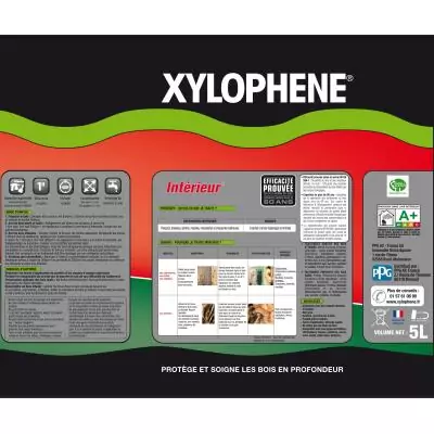 Traitement bois & parquets - Incolore - Xylophene - 5L