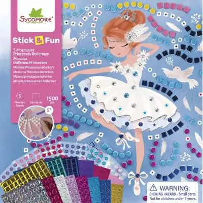 Mosaiques - SYCOMORE - Stick'N Fun - Princesses ballerine - Des 5 ans Mosaiques - SYCOMORE - Stick'N Fun - Princesses ballerine - Des 5 ans