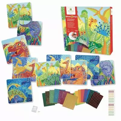 Mosaiques - SYCOMORE - Stick'N Fun - Dinosaures - Des 5 ans