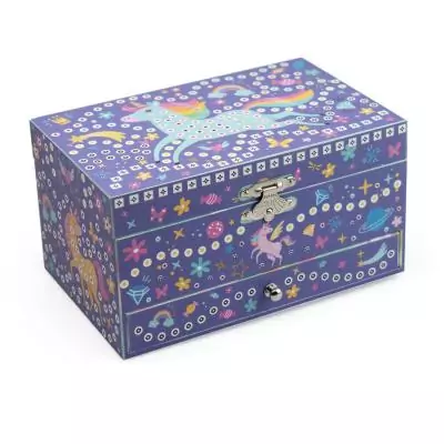 3D Mosaiques - SYCOMORE - Stick'N Fun - Boîte a musique Licorne - Des 5 ans