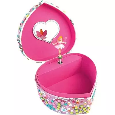 3D Mosaiques - SYCOMORE - Stick'N Fun - Boîte a musique coeur - Des 5 ans