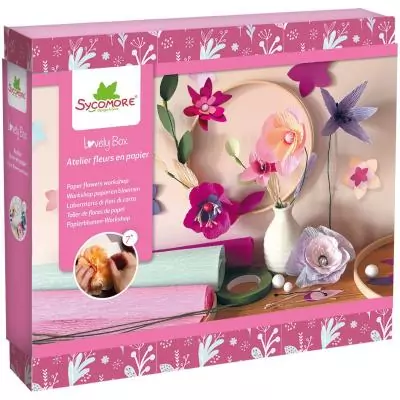 Lovely box - SYCOMORE - Atelier fleurs en papier - Des 7 ans