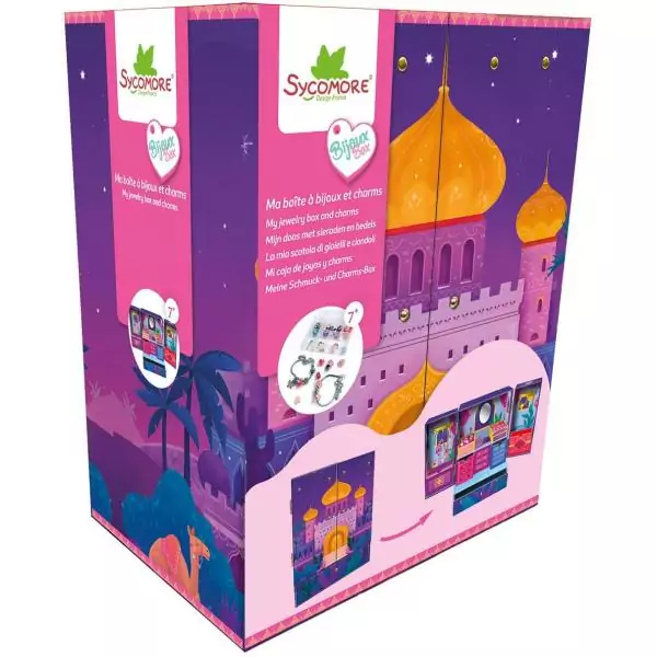 Bijoux Box - SYCOMORE - Ma boîte a bijoux et charms - Des 7 ans