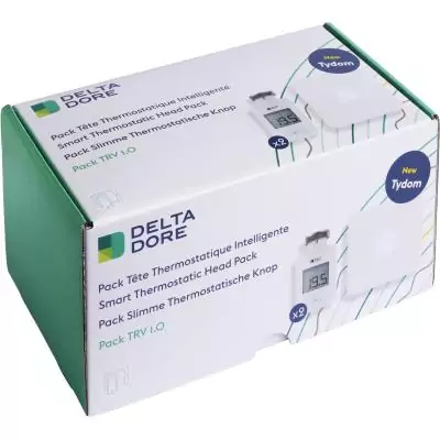 Tetes Thermostatiques et box connectée - Delta Dore - Pack TRV 1.0 connecté - 6050664