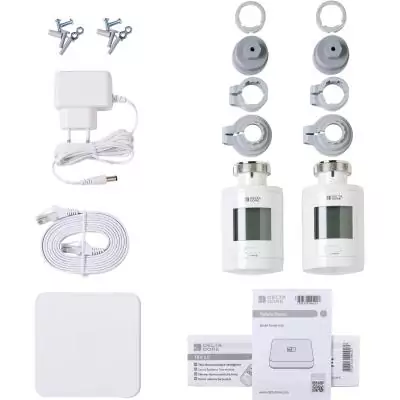 Tetes Thermostatiques et box connectée - Delta Dore - Pack TRV 1.0 connecté - 6050664