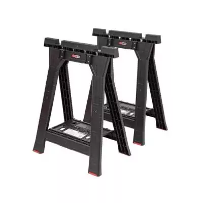 Tretaux - KS TOOLS - 850.0390F - Treteaux pliant pour caisse SCM - Treteaux pour etabli - Traiteau pliable