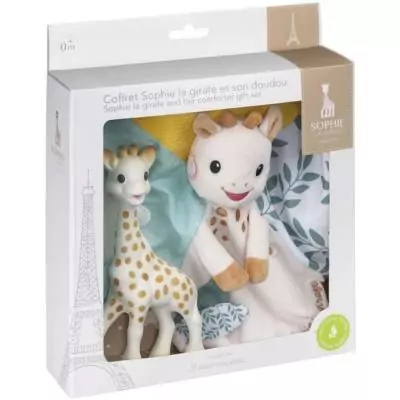 Coffret cadeau - SOPHIE LA GIRAFE - Doudou Sophie + Sophie