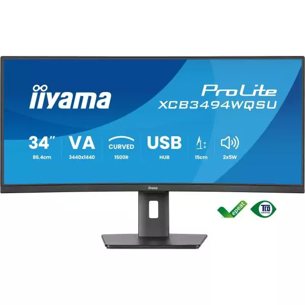 Ecran PC incurvé - IIYAMA - 34 - 120Hz - Dalle VA - 0,4ms - PROLITE