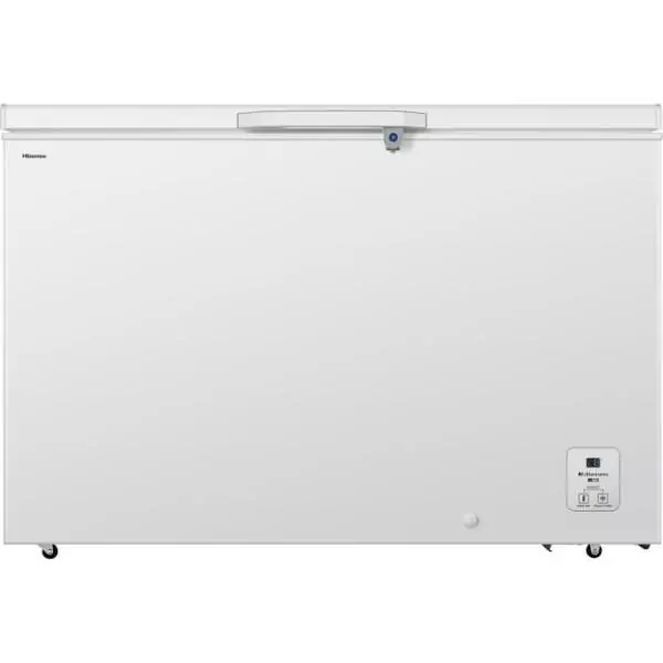 Congélateur coffre - HISENSE - FC484D4AWLYD - 2 paniers - 372 L - Eclairage Led - Classe D