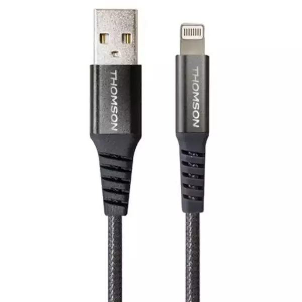 Câble - THOMSON - Charge & données - USB-A vers lightning 3A - 1.5 m