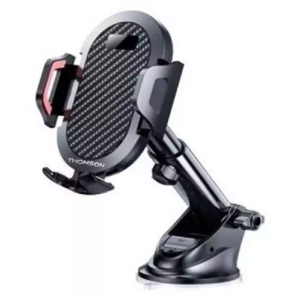 Porte téléphone - THOMSON - Fixation ventouse - Rotatif 360° - Avec bras télescopique