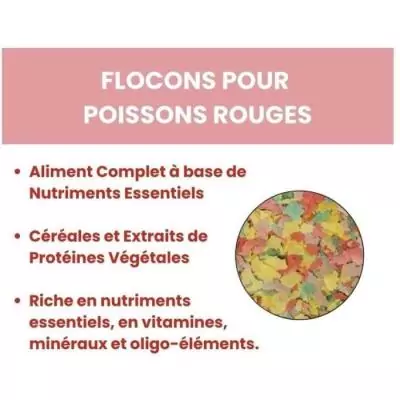 Aliment poisson - TYROL - Flocons pour poissons rouges - 1000 ml
