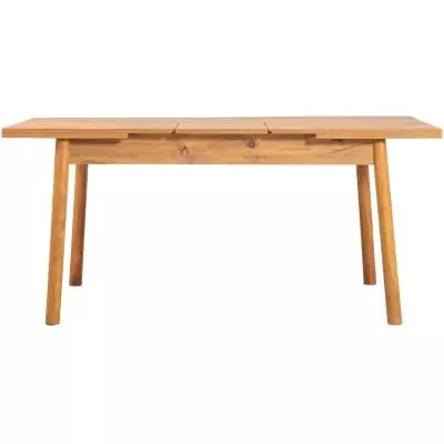 Table a manger - SANTIAGO - Extensible - Rectangulaire - 4 personnes - 120 x 77 x 75 cm - Pin atlantique Table a manger - SANTIAGO - Extensible - Rectangulaire - 4 personnes - 120 x 77 x 75 cm - Pin atlantique