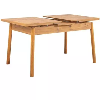 Table a manger - SANTIAGO - Extensible - Rectangulaire - 4 personnes - 120 x 77 x 75 cm - Pin atlantique Table a manger - SANTIAGO - Extensible - Rectangulaire - 4 personnes - 120 x 77 x 75 cm - Pin atlantique