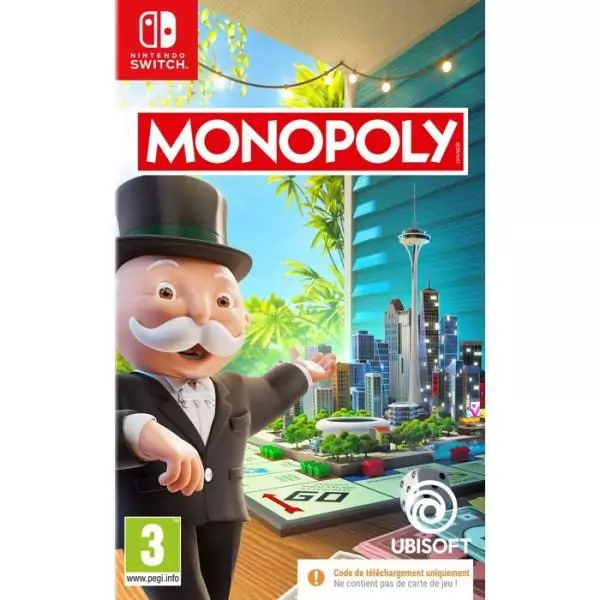 Monopoly 2024 - Jeu Nintendo Switch - Code in a Box