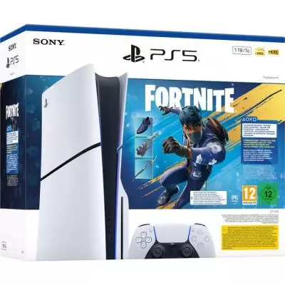 Pack PS5 Standard : Console PlayStation 5 (modele Slim) + Fortnite Flowering Chaos